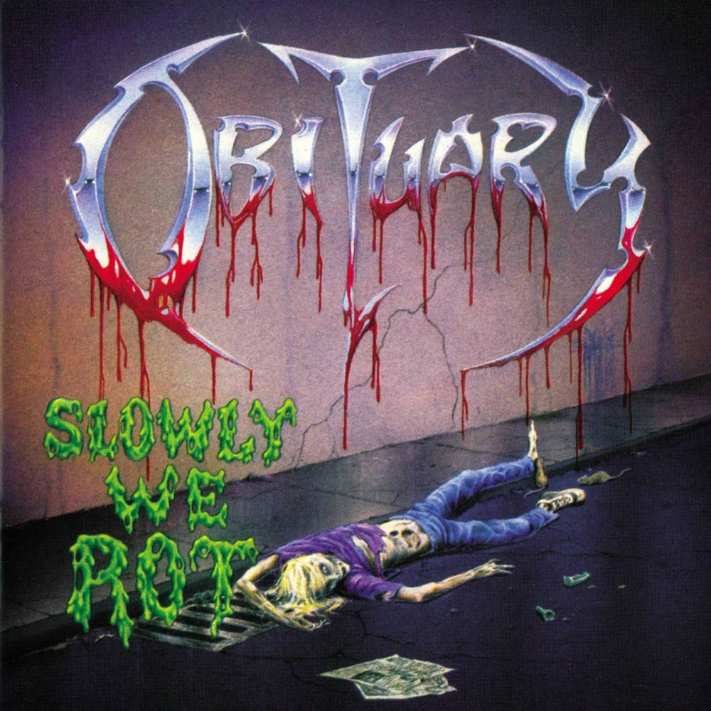 Obituary – Slowly We Rot (album cover)