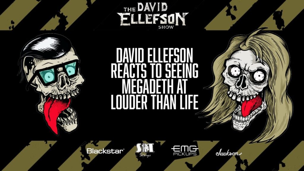 David Ellefson — on Megadeth's set at Louder Than Life