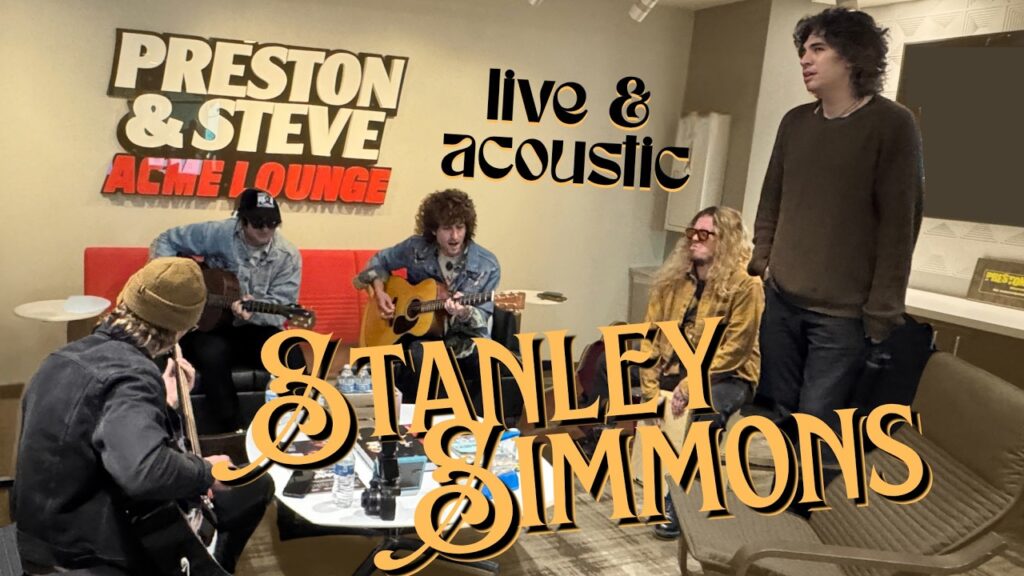 Stanley Simmons during their radio appearance