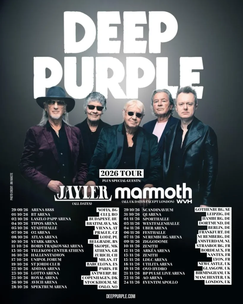 Deep Purple - Tour 2026