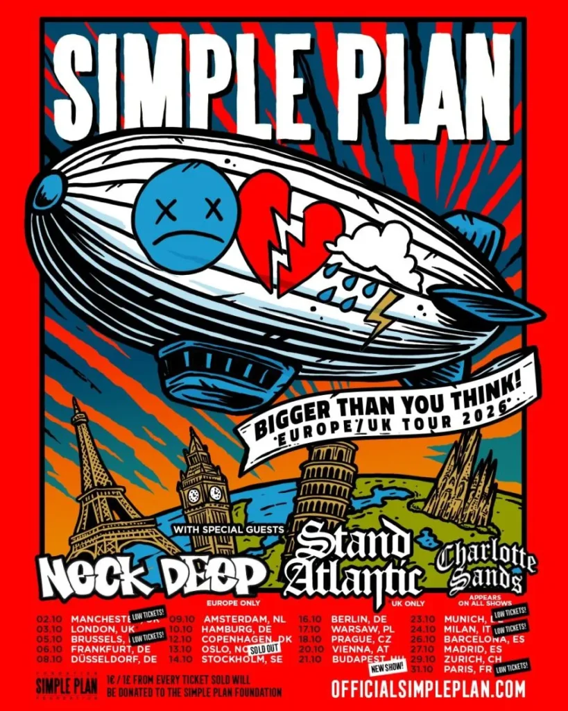 Simple Plan - Tour 2026