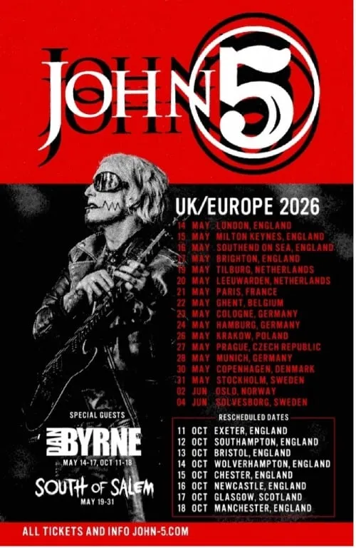 John 5 - Tour 2026