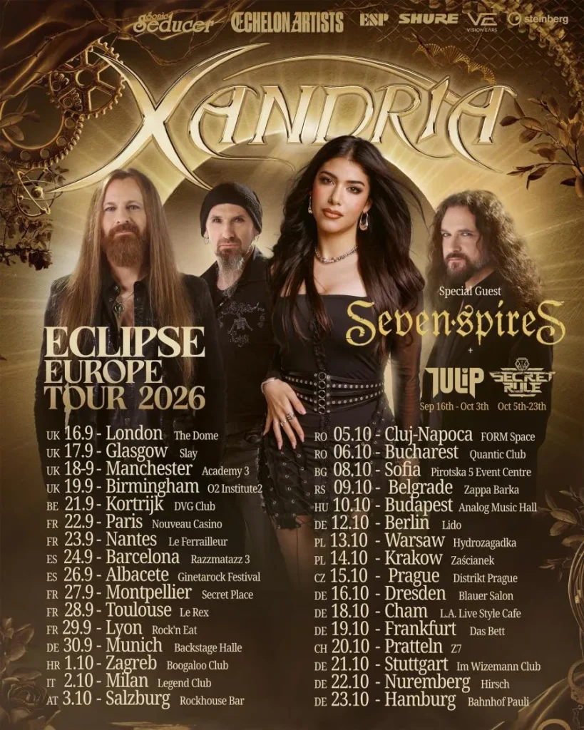 Xandria - Eclipse Tour 2026