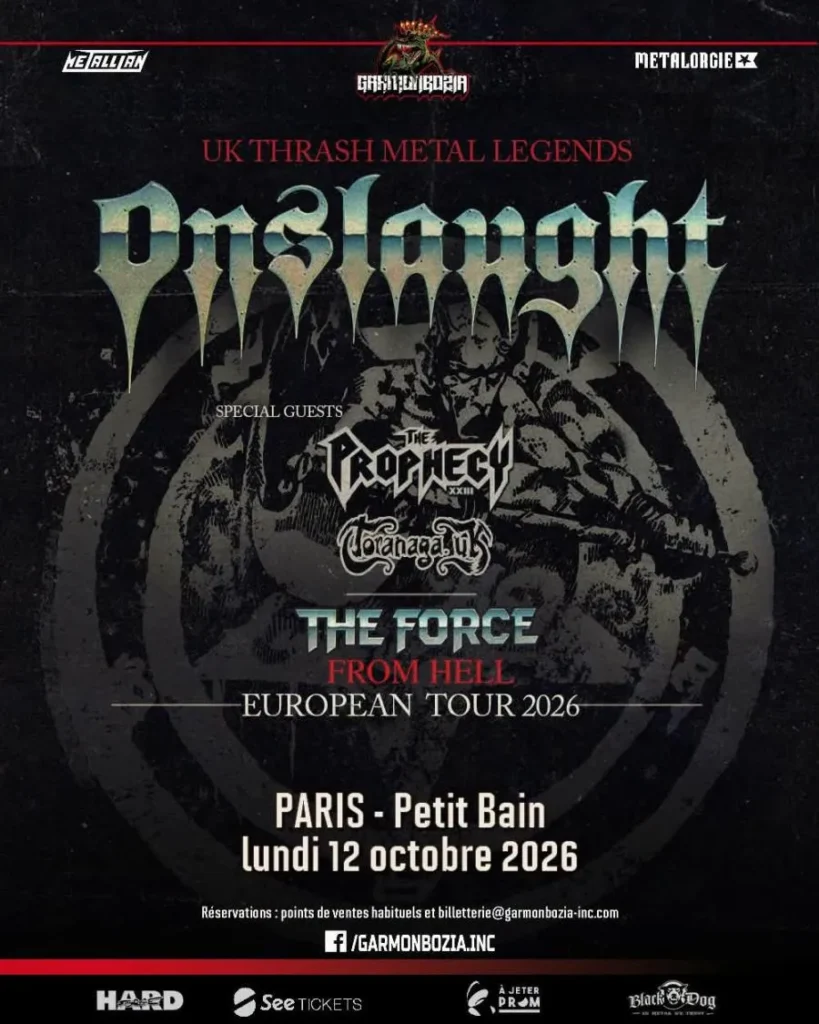 Onslaught - Tour 2026