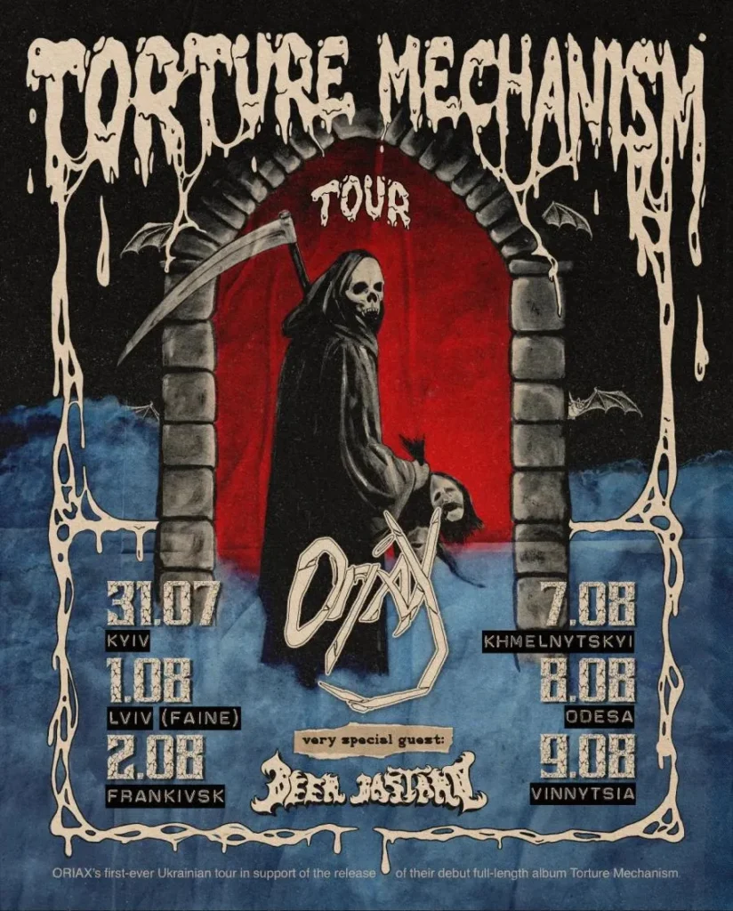 Oriax - Torture Mechanism Tour