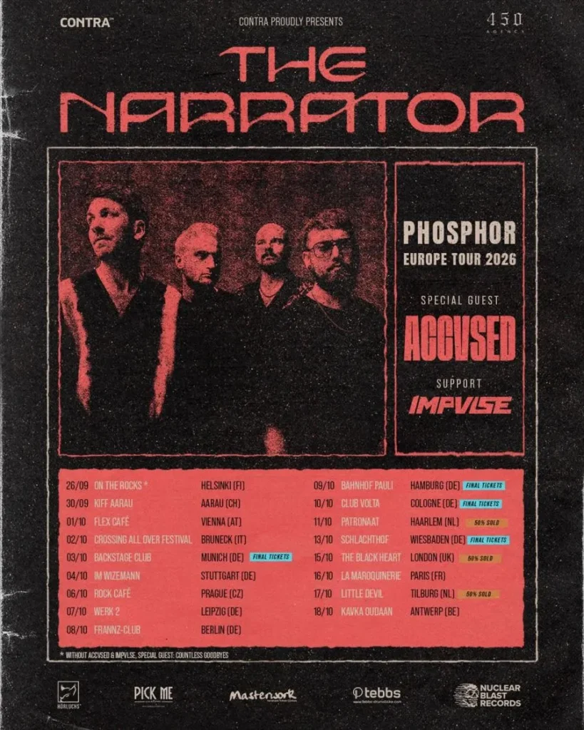 The Narrator - Tour 2026