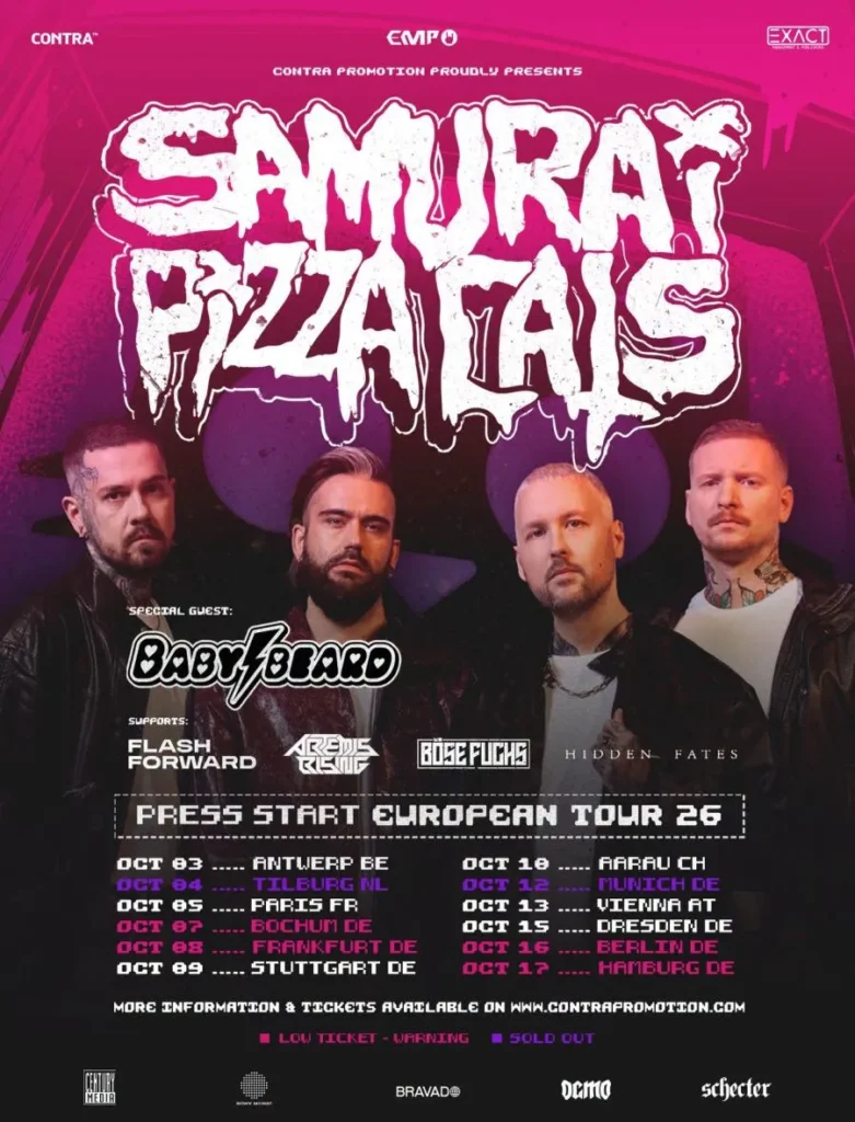 Samurai Pizza Cats - Tour 2026