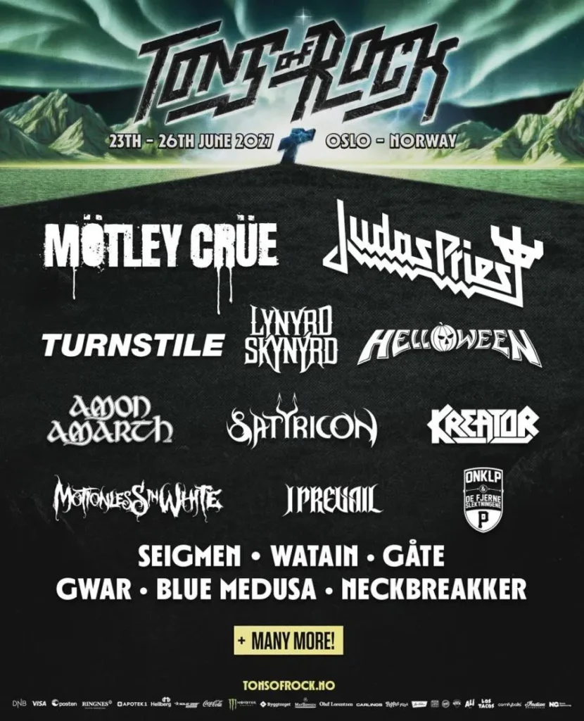 Tons Of Rock 2027