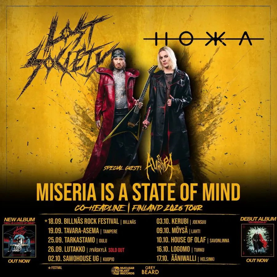 Lost Society + Hokka - Finland Tour 2026