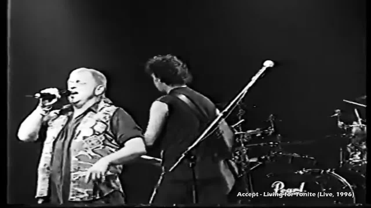 Accept live in 1996 with Udo Dirkschneider