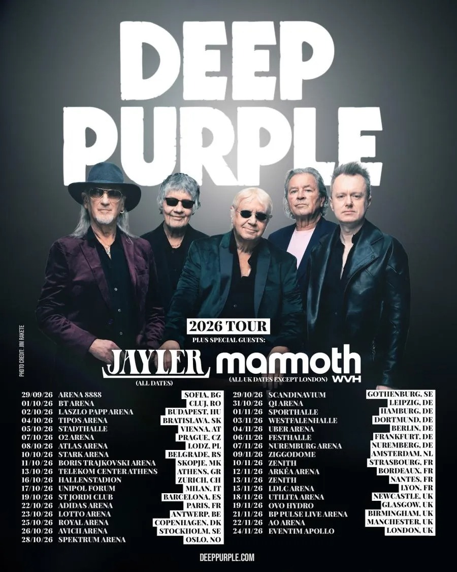 Poster for Deep Purple in Sofia