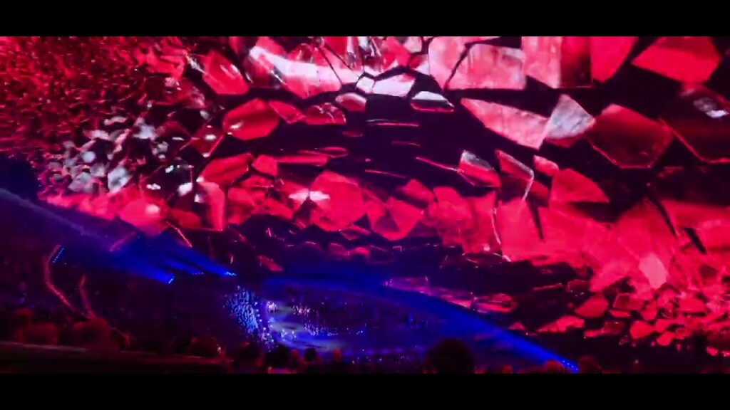 Metallica performing Devil's Dance at the Sphere in Las Vegas